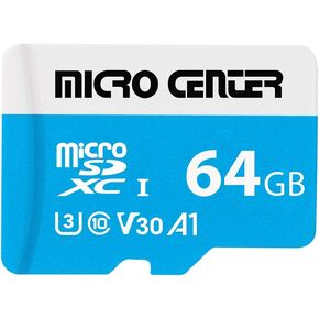 Micro Center 64GB microSDXC Card 2 Pack, Nintendo-Switch Compatible Micro SD Card, UHS-I C10 U3 V30 4K UHD Video A1 R/W Speed up to 95/30 MB/s Flash Memory Card with Adapter (64GB x 2) in Saudi Arabia