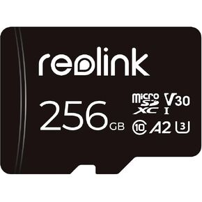 REOLINK 256GB microSDXC Memory Card, Up to 100MB/s, 4K UHD, U3, A2, V30, Class 10, Micro SD Card Fully Compatible with Reolink Security Camera in Saudi Arabia