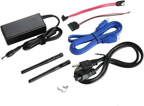 KINGDEL Industrial PC, Fanless Mini Desktop Computer with Celeron Dual Core CPU, 8GB RAM, 128GB SSD, 2xNICs, 4xCOM RS232, HD Port, Full Metal Body in Kuwait