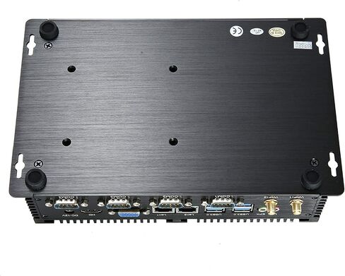 KINGDEL Industrial PC, Fanless Mini Desktop Computer with Celeron Dual Core CPU, 8GB RAM, 128GB SSD, 2xNICs, 4xCOM RS232, HD Port, Full Metal Body in Kuwait