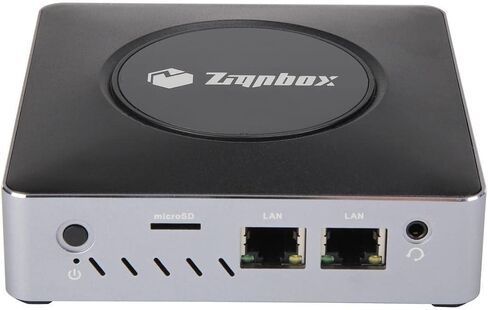 Zignbox GL01V2 كمبيوتر صغير بدون مروحة معالج Intel Celeron N4000 يصل إلى 2.6 جيجا هرتز، 4 جيجا بايت رام، 120 جيجا بايت SSD، ثنائي HDMI، ثنائي LAN، ويندوز 10 برو in Kuwait