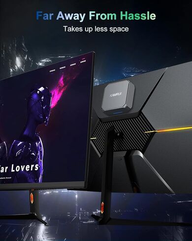 كامروي كمبيوتر صغير بذاكرة RAM 8GB وذاكرة روم 128GB وويندوز 10 برو ومعالج انتل سيليرون J3455 يدعم دقة 4K HD/منفذ HDMI مزدوج وجيجابت ايثرنت ثنائي النطاق للعمل والمدرسة والمنزل in Kuwait