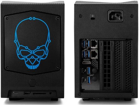 كمبيوتر مكتبي صغير Intel NUC 12 Extreme Black الجيل الثاني عشر i9-12900 16-Core 2.40 جيجا هرتز، 64 جيجا بايت رام، 1 تيرابايت PCIe SSD، UHD 770، WiFi 6، بلوتوث 5.1، 2 Thunderbolt 4، RJ-45، Win10P مع Hub in Kuwait