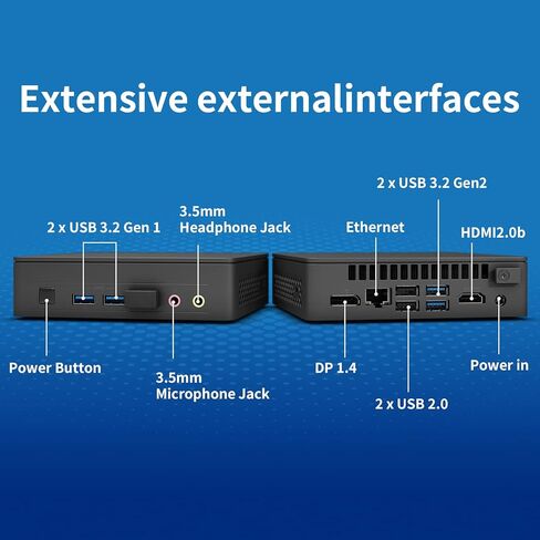 Intel Nuc 11 NUC11ATKC4 Atlas Canyon Mini pc,Intel Celeron N5105, 2.0 GHz - 2.9 GHz Burst, 4 core, 4 Thread, 15W Intel UHD Graphics, 450 – 800 MHz Burst, 8GB ram, 256GB SSD, Windows 11 Pro in Kuwait