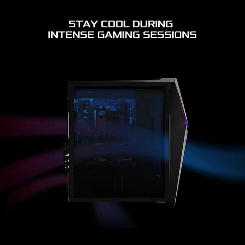 ASUS ROG Strix G10 Gaming Desktop PC, Intel Core i7-11700 Up to 4.9 GHz, NVIDIA GeForce RTX 3060, 32GB RAM, 2TB SSD, HDMI, Windows 11 Home, Bundle with JAWFOAL in Saudi Arabia