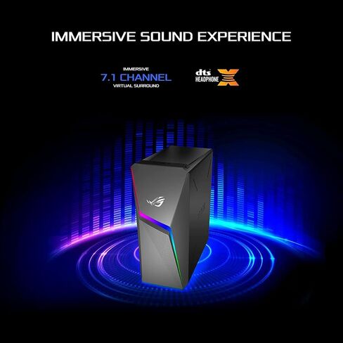 ASUS ROG Strix G10 Gaming Desktop PC, Intel Core i7-11700 Up to 4.9 GHz, NVIDIA GeForce RTX 3060, 32GB RAM, 2TB SSD, HDMI, Windows 11 Home, Bundle with JAWFOAL in Saudi Arabia