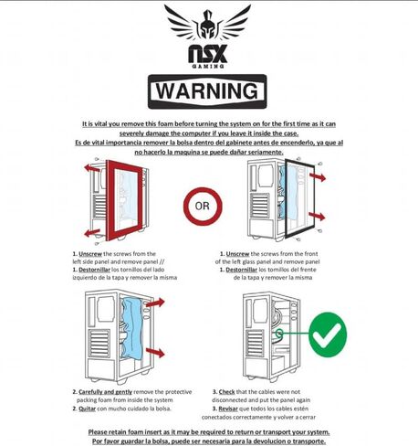 كمبيوتر العاب مكتبي ان اس اكس للالعاب بمعالج انتل كور I5 11400F سعة 8GB وSSD 480 وجيفورس GTX 1650 ومنفذ USB-C وWiFi وHDMI وماوس وكيبورد للالعاب وويندوز 11 هوم in Saudi Arabia