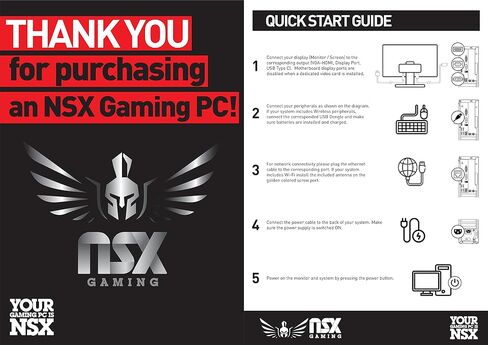 كمبيوتر العاب مكتبي ان اس اكس للالعاب بمعالج انتل كور I5 11400F سعة 8GB وSSD 480 وجيفورس GTX 1650 ومنفذ USB-C وWiFi وHDMI وماوس وكيبورد للالعاب وويندوز 11 هوم in Saudi Arabia
