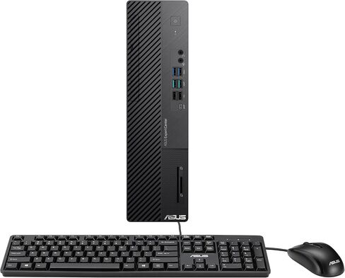 اسس كمبيوتر مكتبي صغير الحجم D700SD من اكسبيرت سنتر، انتل كور i7-12700، ذاكرة RAM DDR4 سعة 16GB، SSD PCIe 512GB، TPM، ويندوز 11 برو، اسود، D700SD-XH704 in Saudi Arabia