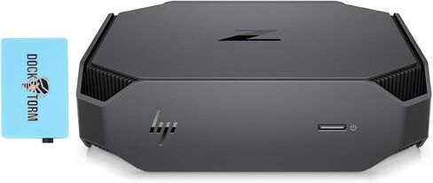 HP Z2 G5 Mini Workstation Desktop PC (Intel i7-10700 8-Core, 32GB RAM, 8TB PCIe SSD, Quadro P620 2GB GDDR5, WiFi 6, BT 5.0, Ethernet LAN (RJ-45), 3 Display Ports, Black, Win 11 Pro) w/Hub in Saudi Arabia