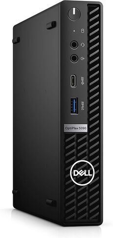Dell OptiPlex 5090 Mini Desktop PC (Intel i5-10500T 6-Core, 32GB RAM, 8TB PCIe SSD, Intel UHD 630, Ethernet LAN (RJ-45), USB 3.2, Display Port, USB KYB & Mouse, Black,Win 10 Pro) in Saudi Arabia