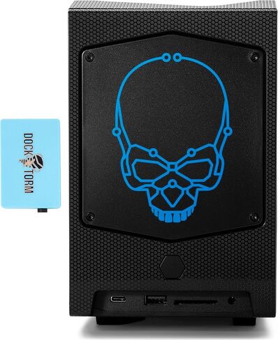 كمبيوتر مكتبي صغير Intel NUC 12 Extreme Black الجيل الثاني عشر i9-12900 16-Core 2.40 جيجا هرتز، 8 جيجا رام، 128 جيجا بايت m.2 SATA SSD، UHD 770، WiFi 6، بلوتوث 5.1، 2 Thunderbolt 4، RJ-45، بطاقة SD، Win11H مع المحور in Saudi Arabia