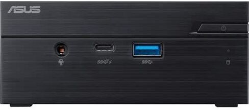 ASUS PN41 Fanless MiniPC Barebone with Intel 11th gen Quad Core Celeron N5100, Support Dual 4K, Dual LAN, WiFi, Bluetooth 5, Hardware TPM, VESA Mount in Saudi Arabia