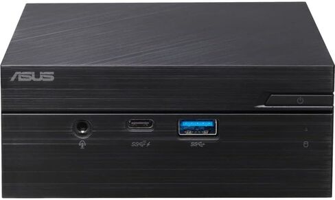 ASUS PN41 Fanless MiniPC Barebone with Intel 11th gen Quad Core Celeron N5100, Support Dual 4K, Dual LAN, WiFi, Bluetooth 5, Hardware TPM, VESA Mount in Saudi Arabia