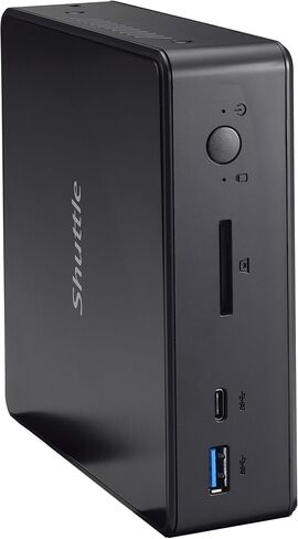 Shuttle XPC Nano NC10U Mini Barebone PC Intel Celeron 4205U Embedded No Ram No HDD/SSD No OS in Kuwait