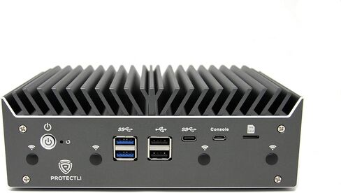 منفذ Protectli Vault Pro VP4630-6، جهاز صغير لجدار الحماية/كمبيوتر صغير - Intel i3، منافذ 2.5 جيجا، ذاكرة الوصول العشوائي DDR4، تخزين M.2 NVMe أو SATA SSD، AES-NI، ذاكرة الوصول العشوائي 8 جيجابايت، 120 جيجابايت SATA SSD in Kuwait