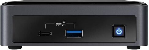 كمبيوتر مكتبي صغير Intel NUC Performance Kit أسود i5-10210U 4-Core يصل إلى 4.2 جيجا هرتز، 64 جيجا بايت رام، 2 تيرابايت m.2 SATA SSD، UHD، WiFi 6، BT 5.2، RJ-45، Thunderbolt 3 (Type-C)، Win 11 برو مع محور Dockztorm in Saudi Arabia