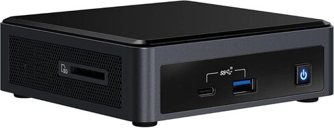 كمبيوتر مكتبي صغير Intel NUC Performance Kit أسود i5-10210U 4-Core يصل إلى 4.2 جيجا هرتز، 64 جيجا بايت رام، 2 تيرابايت m.2 SATA SSD، UHD، WiFi 6، BT 5.2، RJ-45، Thunderbolt 3 (Type-C)، Win 11 برو مع محور Dockztorm in Saudi Arabia