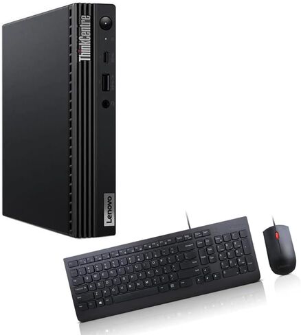 Lenovo ThinkCentre M75q Tiny Gen 2 Home & Business Mini Desktop (AMD Ryzen 5 PRO 5650GE 6-Core, 16GB RAM, 2TB HDD (2.5), AMD Radeon, WiFi, Bluetooth, HDMI, USB 3.2, Display Port, Win 10 Pro) in Saudi Arabia