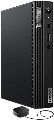 Lenovo ThinkCentre M75q Tiny Gen 2 Home & Business Mini Desktop (AMD Ryzen 5 PRO 5650GE 6-Core, 16GB RAM, 2TB HDD (2.5), AMD Radeon, WiFi, Bluetooth, HDMI, USB 3.2, Display Port, Win 10 Pro) in Saudi Arabia