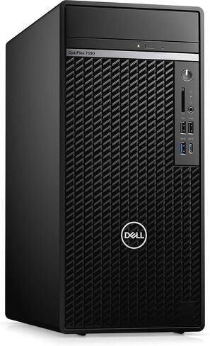 كمبيوتر مكتبي Dell Optiplex 7090 Tower (Intel i7-11700 8-Core 2.50 جيجا هرتز، 32 جيجا رام، 1 تيرابايت PCIe SSD + 1 تيرابايت HDD (3.5)، Intel UHD 750، RJ-45، DVD-RW، USB 3.2، 2 منفذ عرض، أسود ، فوز 11 برو) in Saudi Arabia