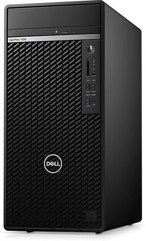كمبيوتر مكتبي Dell Optiplex 7090 Tower (Intel i7-11700 8-Core 2.50 جيجا هرتز، 32 جيجا رام، 1 تيرابايت PCIe SSD + 1 تيرابايت HDD (3.5)، Intel UHD 750، RJ-45، DVD-RW، USB 3.2، 2 منفذ عرض، أسود ، فوز 11 برو) in Saudi Arabia