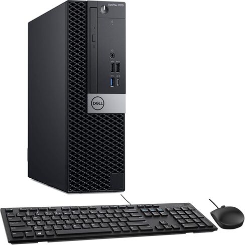 Dell OptiPlex 7070 SFF Home & Business Mini Desktop (Intel i7-9700 8-Core 3.00GHz, 16GB RAM, 1TB m.2 SATA SSD + 3TB HDD (3.5), Intel UHD 630, DVD-RW, RJ-45, 4 USB 3.2, 2 DP, Black, Win11P) in Saudi Arabia