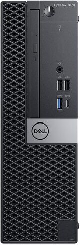 Dell OptiPlex 7070 SFF Home & Business Mini Desktop (Intel i7-9700 8-Core 3.00GHz, 16GB RAM, 1TB m.2 SATA SSD + 3TB HDD (3.5), Intel UHD 630, DVD-RW, RJ-45, 4 USB 3.2, 2 DP, Black, Win11P) in Saudi Arabia
