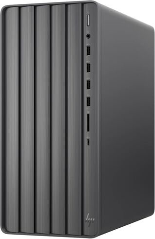 كمبيوتر HP Envy TE01-2265t للكمبيوتر المكتبي المنزلي والعملي (Intel i5-11400 6-Core، ذاكرة الوصول العشوائي 8 جيجابايت، 128 جيجابايت m.2 SATA SSD + 2 تيرابايت HDD (3.5)، GTX 1660 Super، WiFi، Bluetooth، HDMI، Win 10 Pro) مع قاعدة G2 العالمية in Kuwait