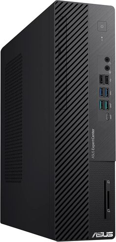 اسس كمبيوتر مكتبي صغير الحجم D700SD من اكسبرت سنتر، انتل كور i5-12400، ذاكرة RAM DDR4 سعة 16GB، SSD بمنفذ PCIe 512GB، TPM، ويندوز 11 برو، اسود، D700SD-XH504 in Kuwait