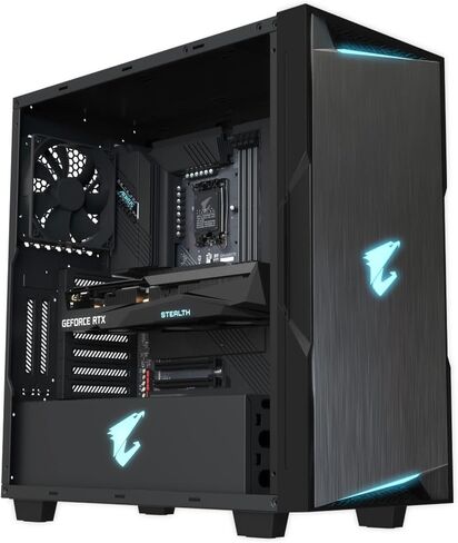 مجموعة أجهزة الكمبيوتر AORUS Project Stealth DIY (Z690 AORUS Elite Stealth، NVIDIA GeForce RTX 3070 Gaming OC 8G Stealth، AORUS C300G Stealth) - مجموعة GB-Stealth IN2181 in Kuwait