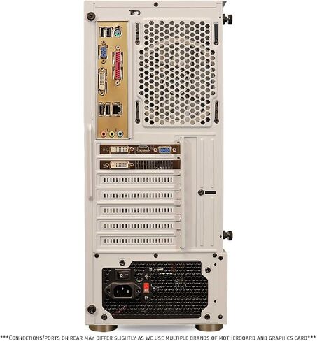 فيبرتيك كمبيوتر مكتبي للالعاب من مستوى الدخول - انتل كور i5 3.40GHz، جيفورس GTX 650، ذاكرة RAM 8GB، هارد ديسك 1TB وWiFi، اضاءة RGB، ويندوز 10 برو، ضمان لمدة عام، ابيض in Kuwait