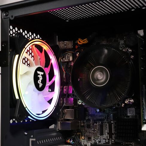 جهاز كمبيوتر مكتبي ViprTech Rebel Gaming PC - AMD Ryzen 5 2600 (12-Core 3.9Ghz)، RTX 2060 6GB, 16GB DDR4 RAM, 512GB NVMe SSD, VR-Ready، تتبع راي ، الجري ، واي فاي ، RGB ، ويندوز 10 برو، ضمان سنة in Kuwait