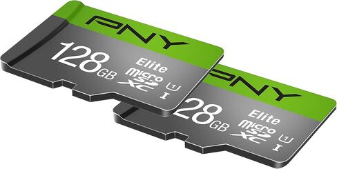 PNY بطاقة ذاكرة فلاش اليت كلاس 10 U1 microSDXC سعة 64 جيجابايت - 100 ميجابايت/ثانية، الفئة 10، U1، FHD UHS-I، Micro SD in Kuwait