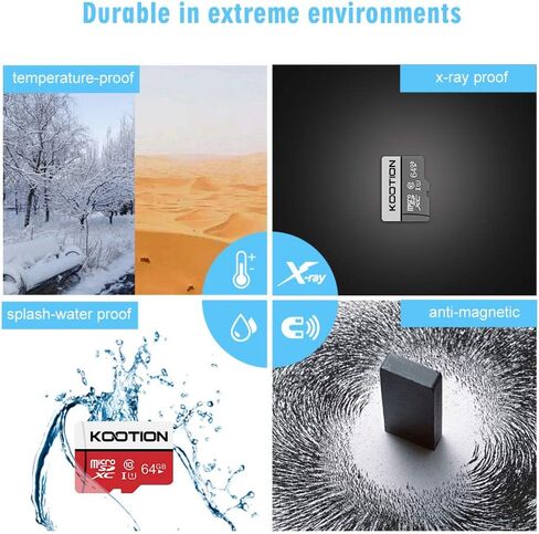 بطاقة KOOTION 5 X 32GB Micro SD فئة 10 Micro SDHC بطاقة 32GB TF بطاقة Micro SD عالية السرعة 5 عبوات بطاقة ذاكرة UHS-1، C10، U1 in Kuwait