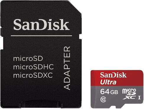 SanDisk Ultra 32GB UHS-I/Class 10 Micro SDHC Memory Card With Adapter - SDSDQUAN-032G-G4A in Kuwait
