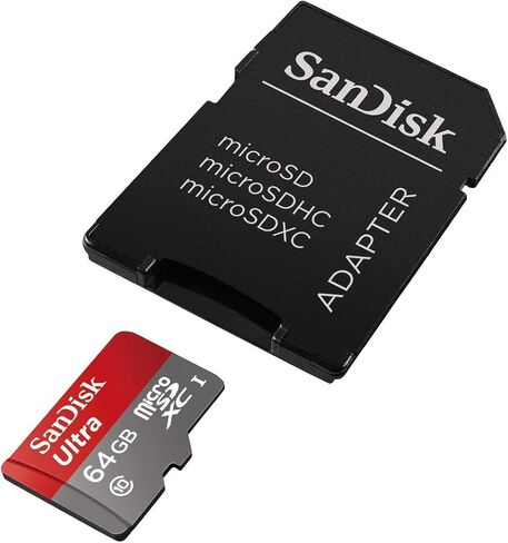 SanDisk Ultra 32GB UHS-I/Class 10 Micro SDHC Memory Card With Adapter - SDSDQUAN-032G-G4A in Kuwait