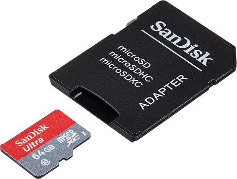 SanDisk Ultra 32GB UHS-I/Class 10 Micro SDHC Memory Card With Adapter - SDSDQUAN-032G-G4A in Kuwait