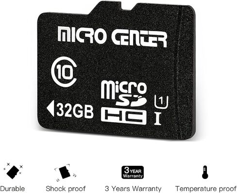 Micro Center 32GB Class 10 MicroSDHC Flash Memory Card with Adapter, 5Pack in Kuwait