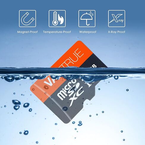 Vantrue 256GB microSDXC UHS-I U3 4K Memory Card with Adapter for Dash Cams | UHS-I U3, 4K UHD video, high speed transfer, monitoring grade, for dash cams, body cams, action cameras, security systems in Saudi Arabia