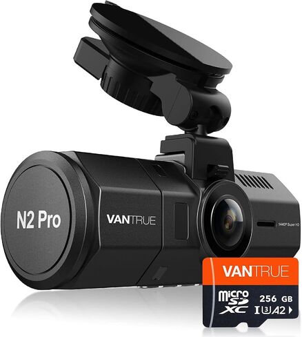 Vantrue 256GB microSDXC UHS-I U3 4K Memory Card with Adapter for Dash Cams | UHS-I U3, 4K UHD video, high speed transfer, monitoring grade, for dash cams, body cams, action cameras, security systems in Saudi Arabia
