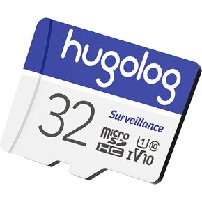 Hugolog 32GB Micro SD Card, MicroSDXC UHS-I Memory Card for Laview Camera - 100MB/s, 667X, U1, Class10, FHD Video V10, A1, FAT32, High Speed Flash TF Card P500 for Phone/Dash Cam/Tablet/PC/Computer in Kuwait