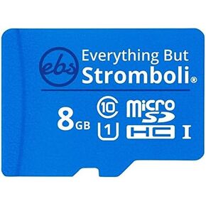 Everything But Stromboli 8GB MicroSD Memory Card Plus Adapter, Class 10, U1, UHS-1, Micro SDHC Card for Compatible Dash Cam, Tablet, Phone, Action Cam, Samsung Galaxy, Nintendo Switch, Digital Camera in Saudi Arabia