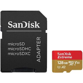 سانديسك Extreme 128GB microSDXC, SDSQXA1-128G-AN6MA in Kuwait