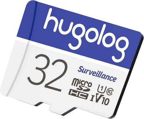 Hugolog 32GB Micro SD Card, MicroSDXC UHS-I Memory Card for Laview Camera - 100MB/s, 667X, U1, Class10, FHD Video V10, A1, FAT32, High Speed Flash TF Card P500 for Phone/Dash Cam/Tablet/PC/Computer in Kuwait