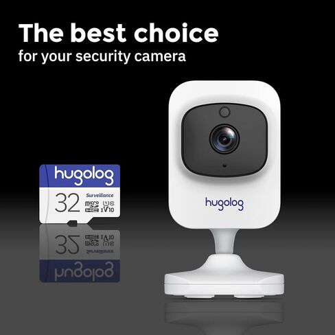 Hugolog 32GB Micro SD Card, MicroSDXC UHS-I Memory Card for Laview Camera - 100MB/s, 667X, U1, Class10, FHD Video V10, A1, FAT32, High Speed Flash TF Card P500 for Phone/Dash Cam/Tablet/PC/Computer in Kuwait