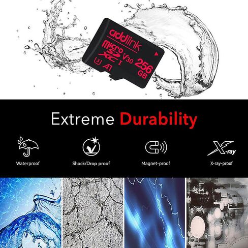 addlink 512GB Gaming microSD Express Card for Nintendo-Switch 2, Speed Up to R/W 880/750 MB/s MicroSDXC Express Memory, ROG Ally, Steam Deck, Camera UHS-I, C10, U3, V30, Full HD 4K in Kuwait