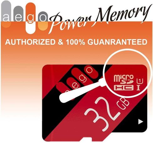 بطاقة AEGO Micro SD سعة 32 جيجابايت بطاقة SD صغيرة UHS-1 فئة 10 بطاقة ذاكرة microsd سعة 32 جيجابايت للكمبيوتر اللوحي مع محول-U1 سعة 32 جيجابايت in Kuwait