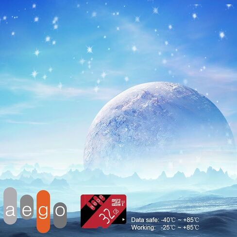 بطاقة AEGO Micro SD سعة 32 جيجابايت بطاقة SD صغيرة UHS-1 فئة 10 بطاقة ذاكرة microsd سعة 32 جيجابايت للكمبيوتر اللوحي مع محول-U1 سعة 32 جيجابايت in Kuwait