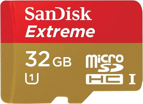 بطاقة ذاكرة سانديسك اكستريم بلس سعة 32 جيجابايت فئة 10 UHS-I U1/U3 microSDHC in Kuwait